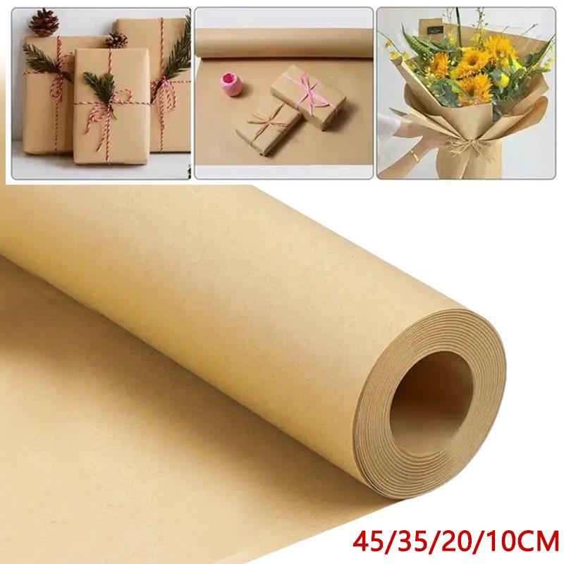 10M Brown Kraft Paper Gift Flo - Art Craft Recycled Materials recension och pris